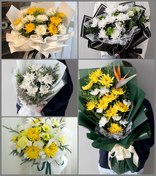 辽宁鞍山铁东区山南街道白事花束代送